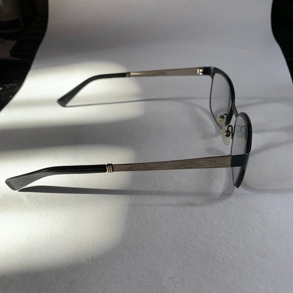 Christian Dior CD3768 Eyeglasses Black Gold CD 3768 OEE Authentic